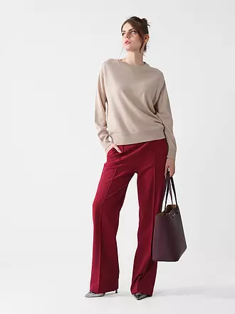 LAUREN RALPH LAUREN | Sac en cuir - Shopper KARLY TOTE Large | dunkelrot